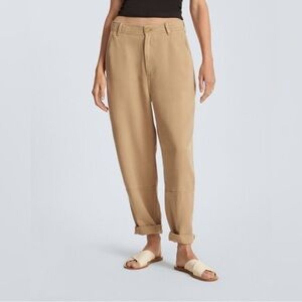 Everlane The Tencel Relaxed Chino Pant Tapered Butter Soft Size 8